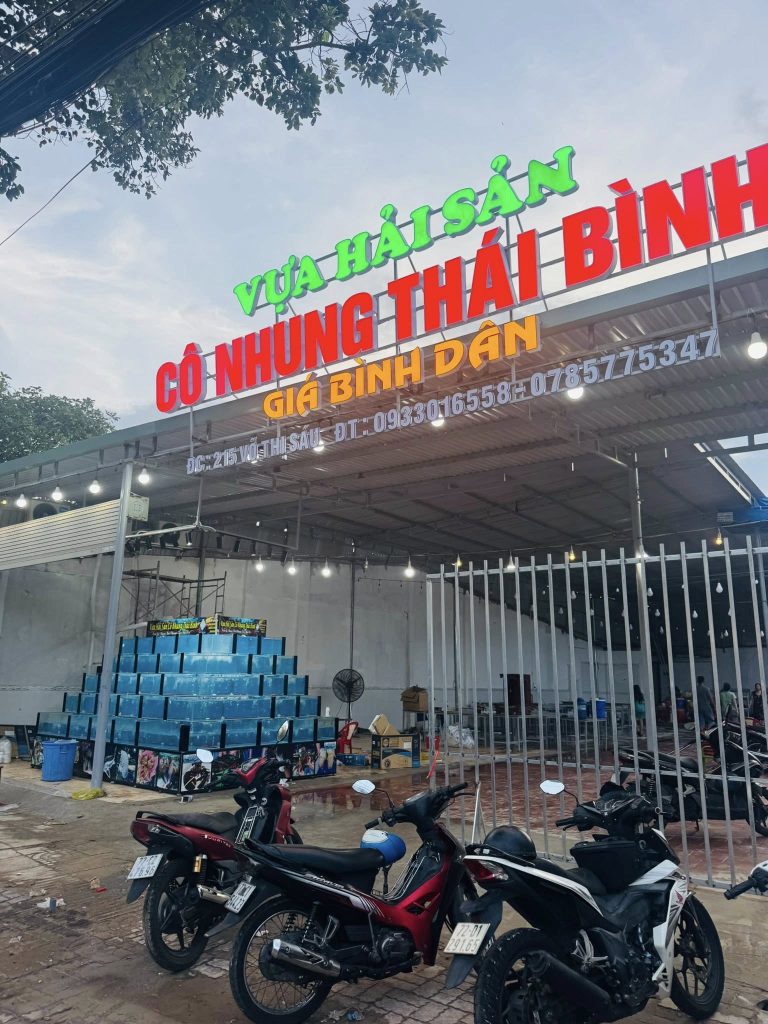 Vựa hải sản cô Nhung Thái Bình tại Vũng Tàu