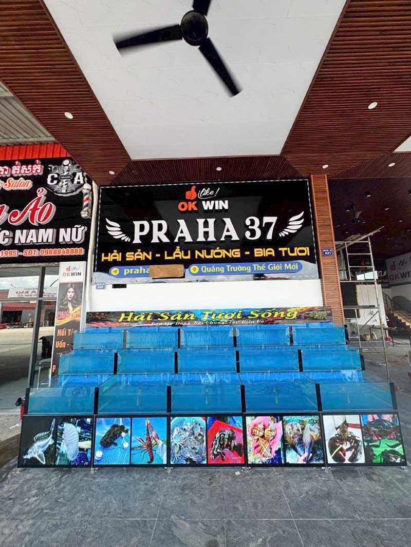 hồ hải sản chợ đêm Bavet Cambodia 1