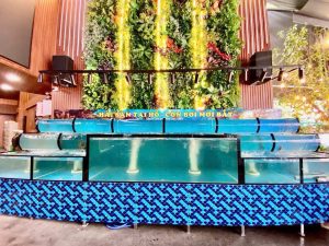 Hồ hải sản nhà hàng Cạn Ly tại quận 10